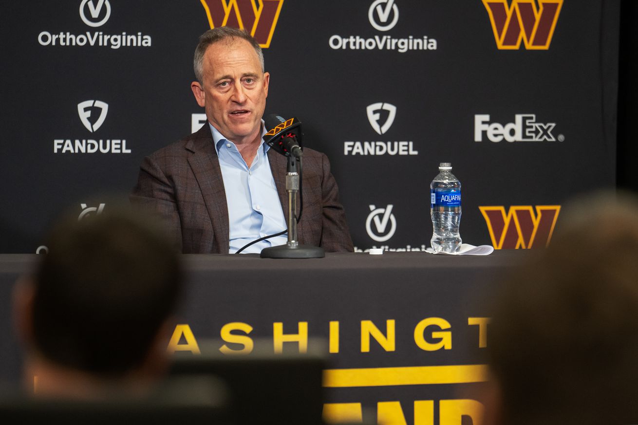 ASHBURN, VA - JANUARY 08: Washington Commanders owner Josh Harr