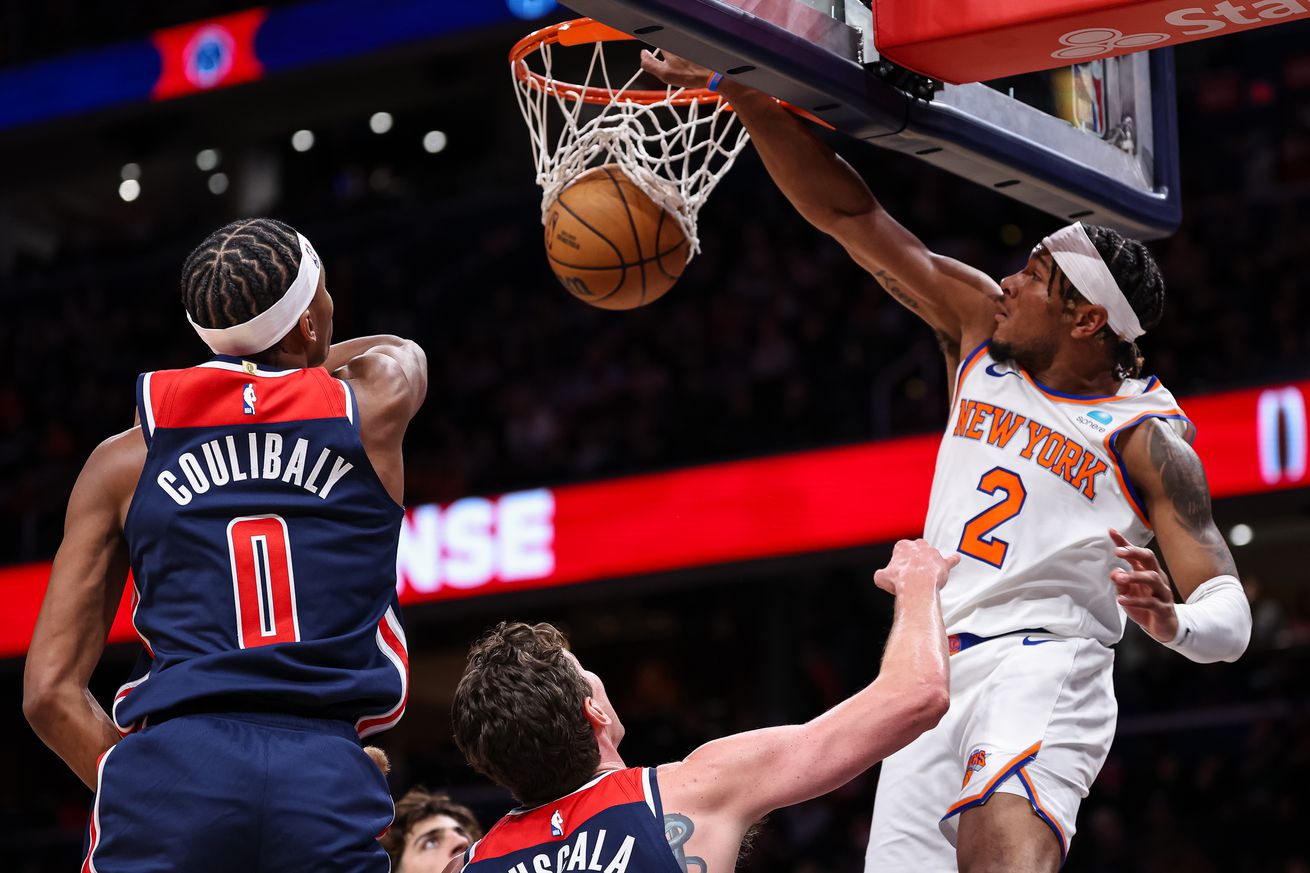 New York Knicks v Washington Wizards