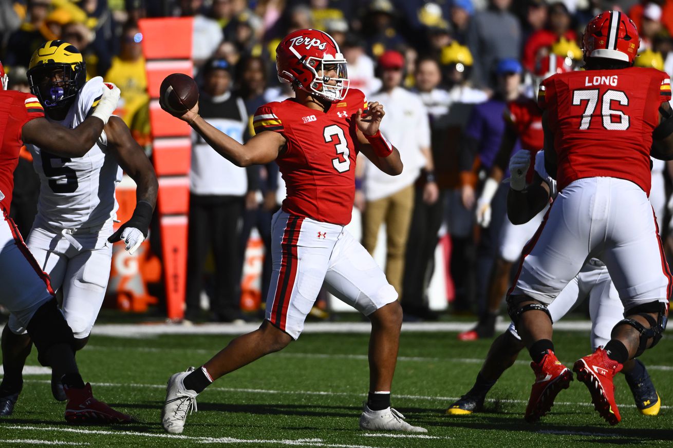 NCAA Football: Michigan at Maryland