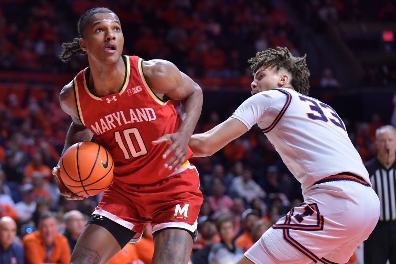 NCAA Basketball: Maryland at Illinois