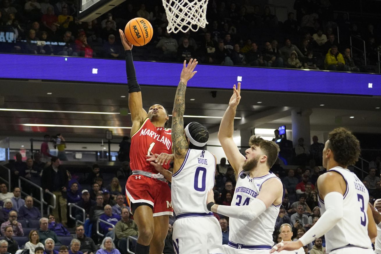 NCAA Basketball: Maryland at Northwestern
