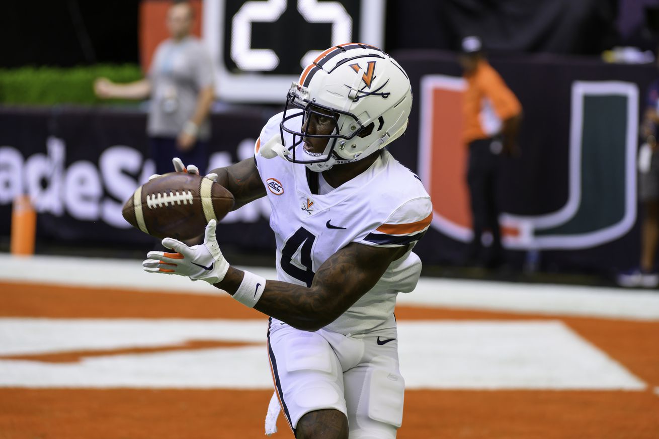 COLLEGE FOOTBALL: OCT 28 Virginia at Miami (FL)