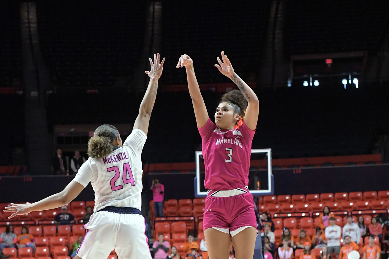 COLLEGE BASKETBALL: FEB 11 Women’s - Maryland at Illinois