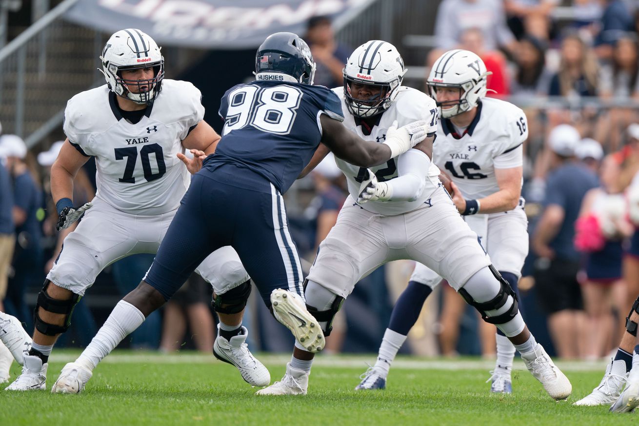 NCAA Football: Yale at Connecticut