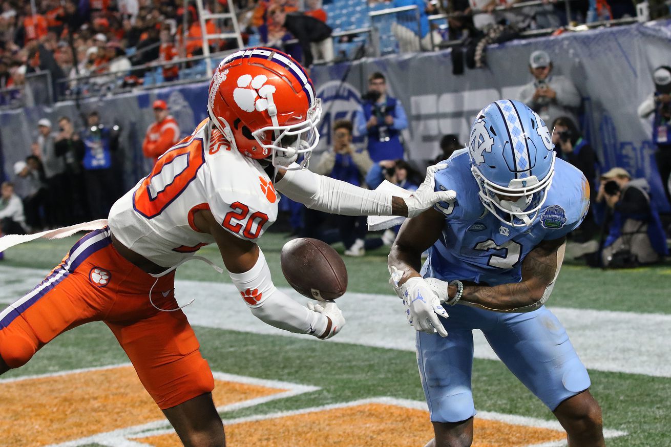 COLLEGE FOOTBALL: DEC 03 ACC Championship - Clemson vs North Carolina