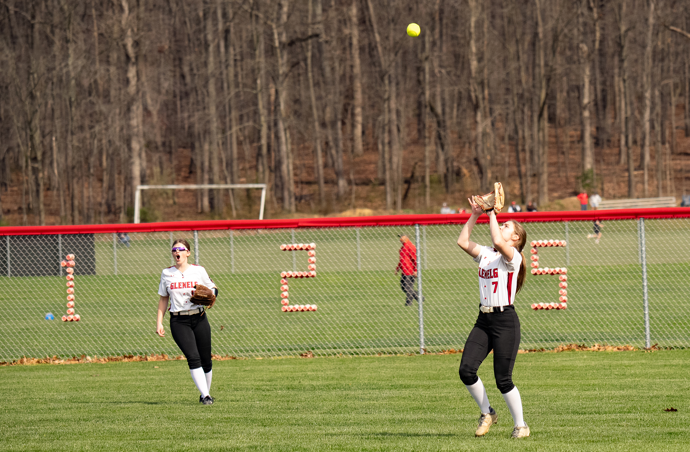 April 8, 2024 Glenelg #7, Jamie Shaw, makes quick work...