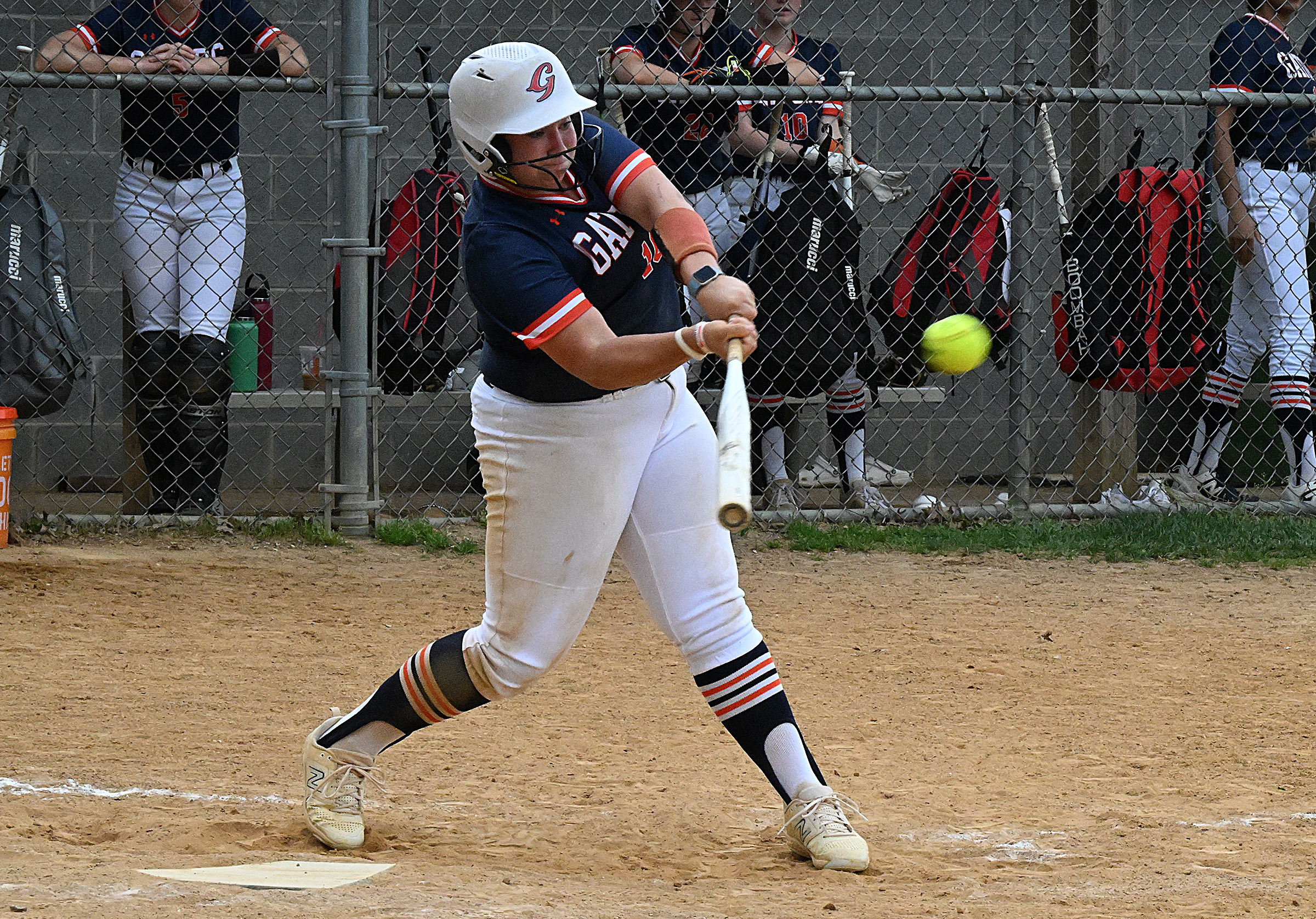 Reservoir #16, Cambell Sagin ties the game with this 2-run...
