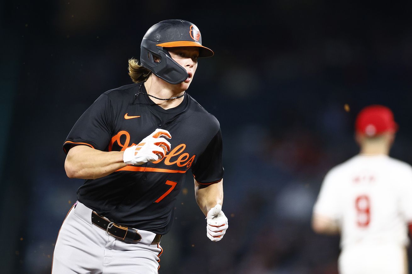 Baltimore Orioles v Los Angeles Angels