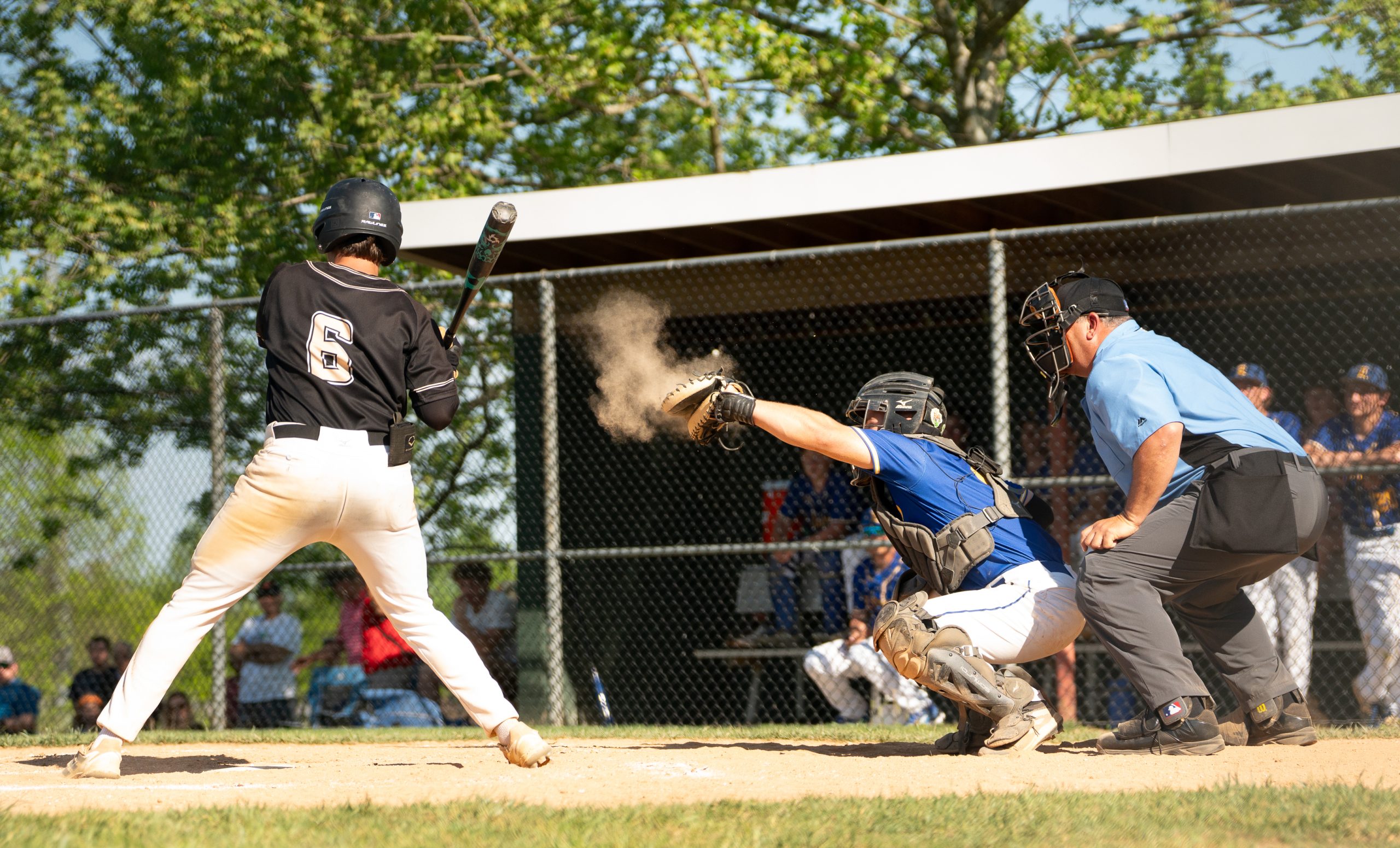 May 1, 2024 Liberty Catcher #8, Andrews, catches a heater...