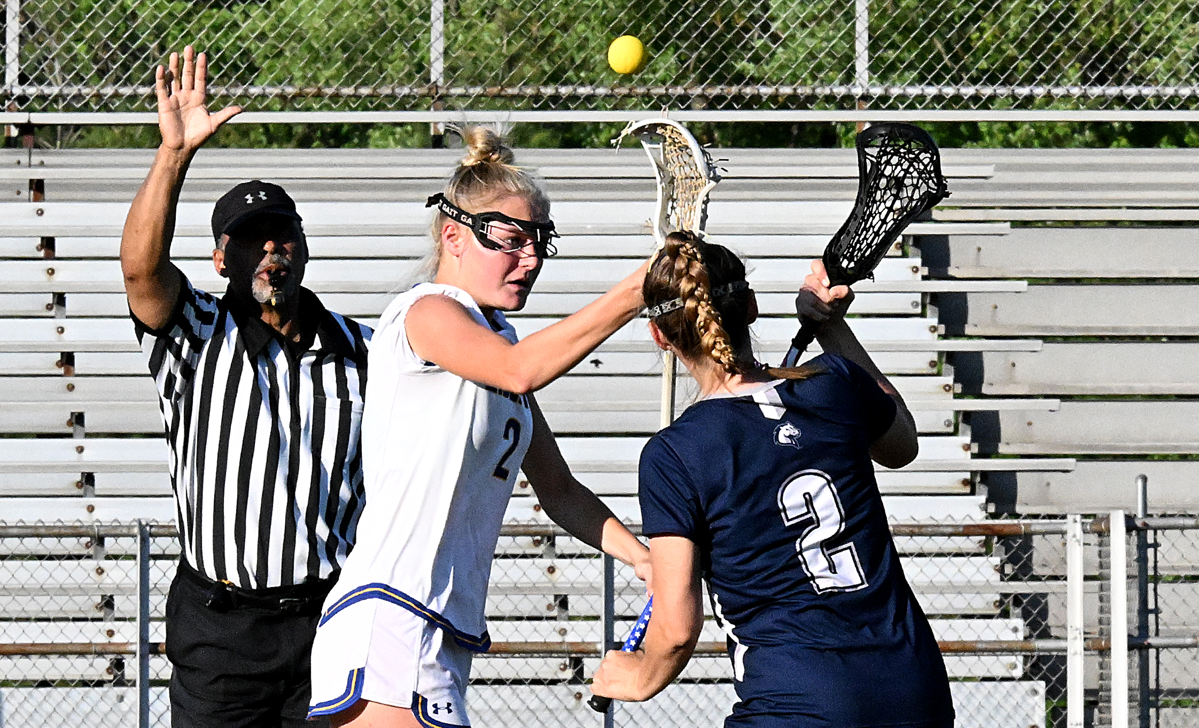 Liberty #2, Kourtney Goff and Manchester Valley #2, Haylee Bittinger...