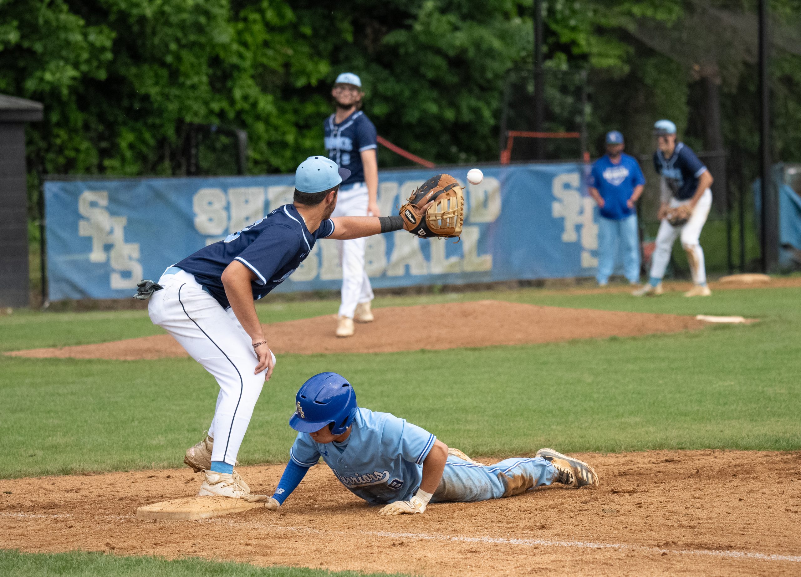 May 16, 2024 River Hill #23, Jonathan Norwood, works with...