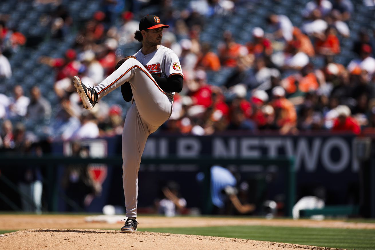 Baltimore Orioles v Los Angeles Angels