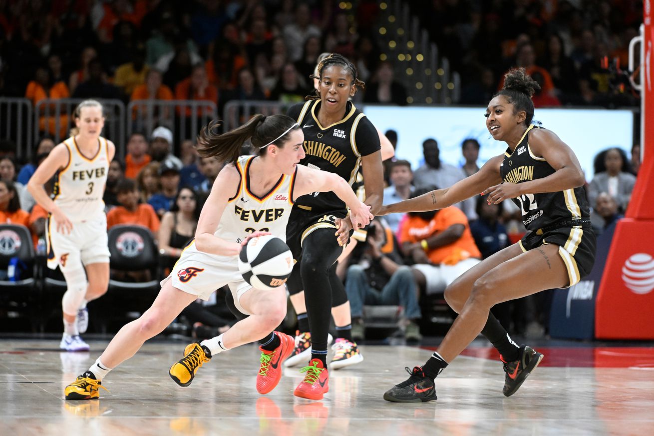WASHINGTON, DC - JUNE 07: Indiana Fever guard Caitlin Clark (22