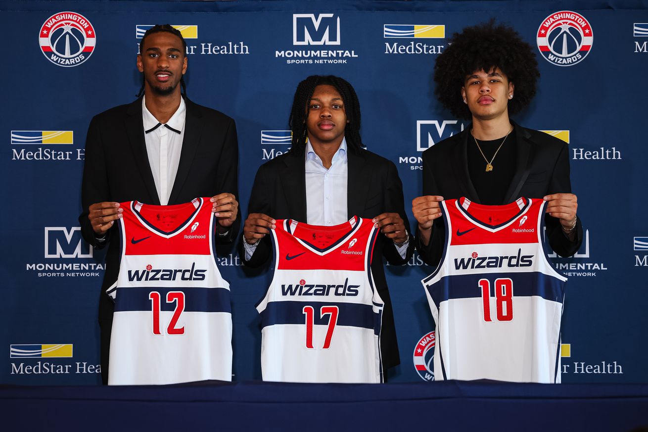 Washington Wizards Introduce 2024 NBA Draft Picks