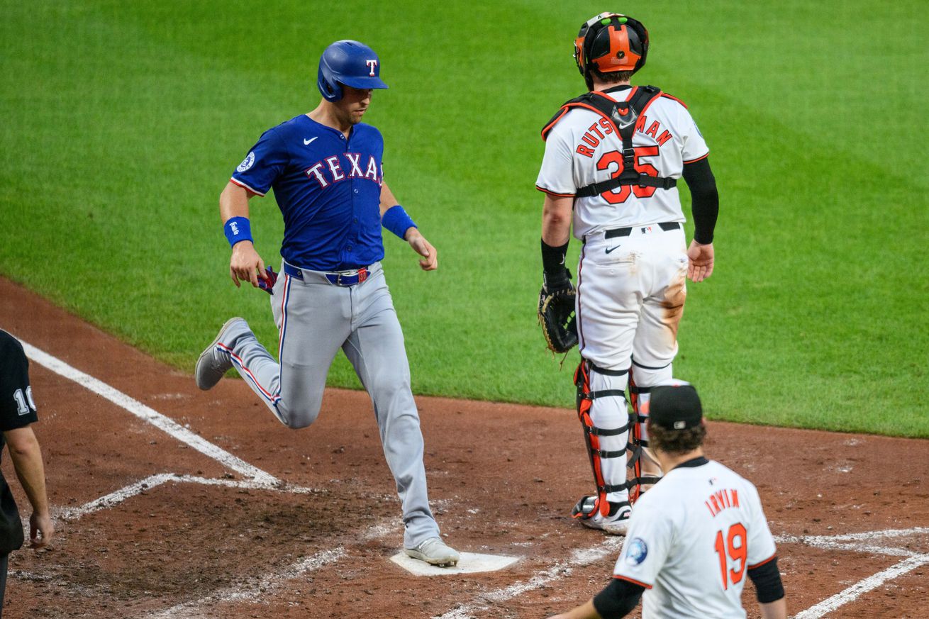 MLB: Texas Rangers at Baltimore Orioles