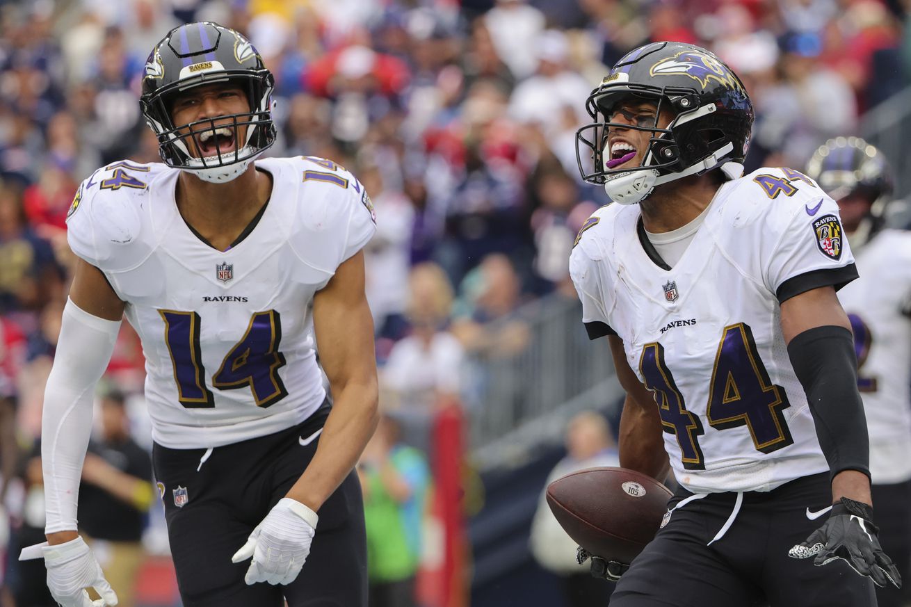 Baltimore Ravens (37) Vs. New England Patriots (26) At Gillette Stadium