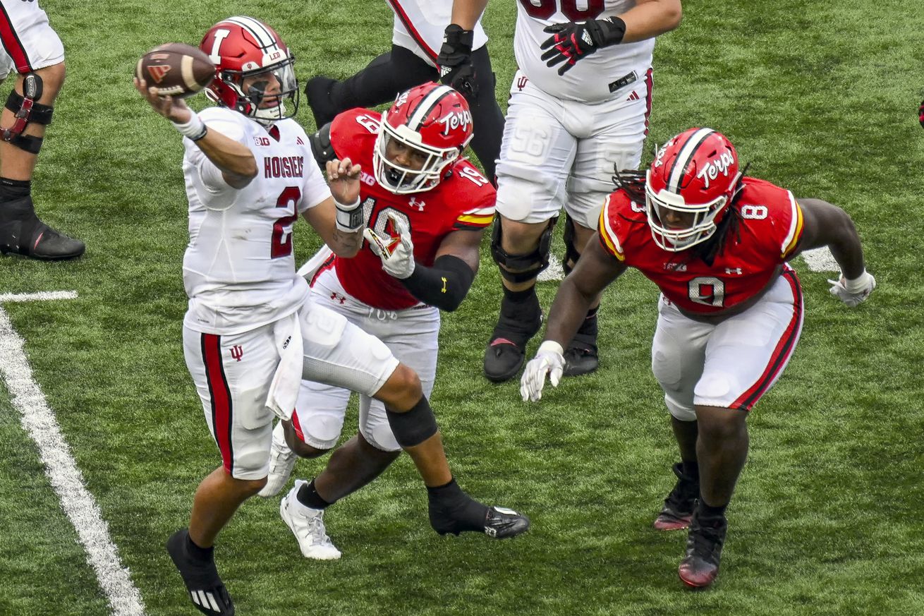 COLLEGE FOOTBALL: SEP 30 Indiana at Maryland