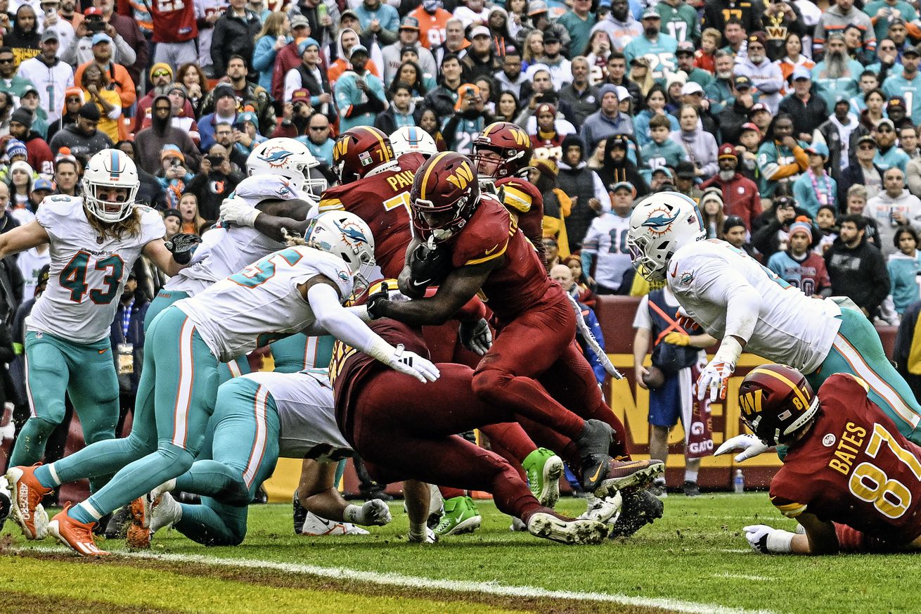 NFL: DEC 03 Dolphins at Commanders