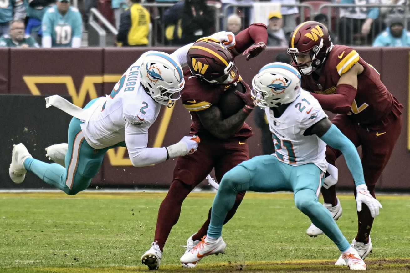 NFL: DEC 03 Dolphins at Commanders
