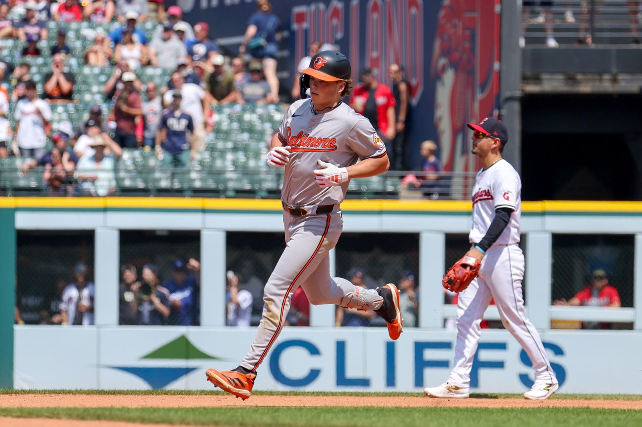 MLB: AUG 04 Orioles at Guardians