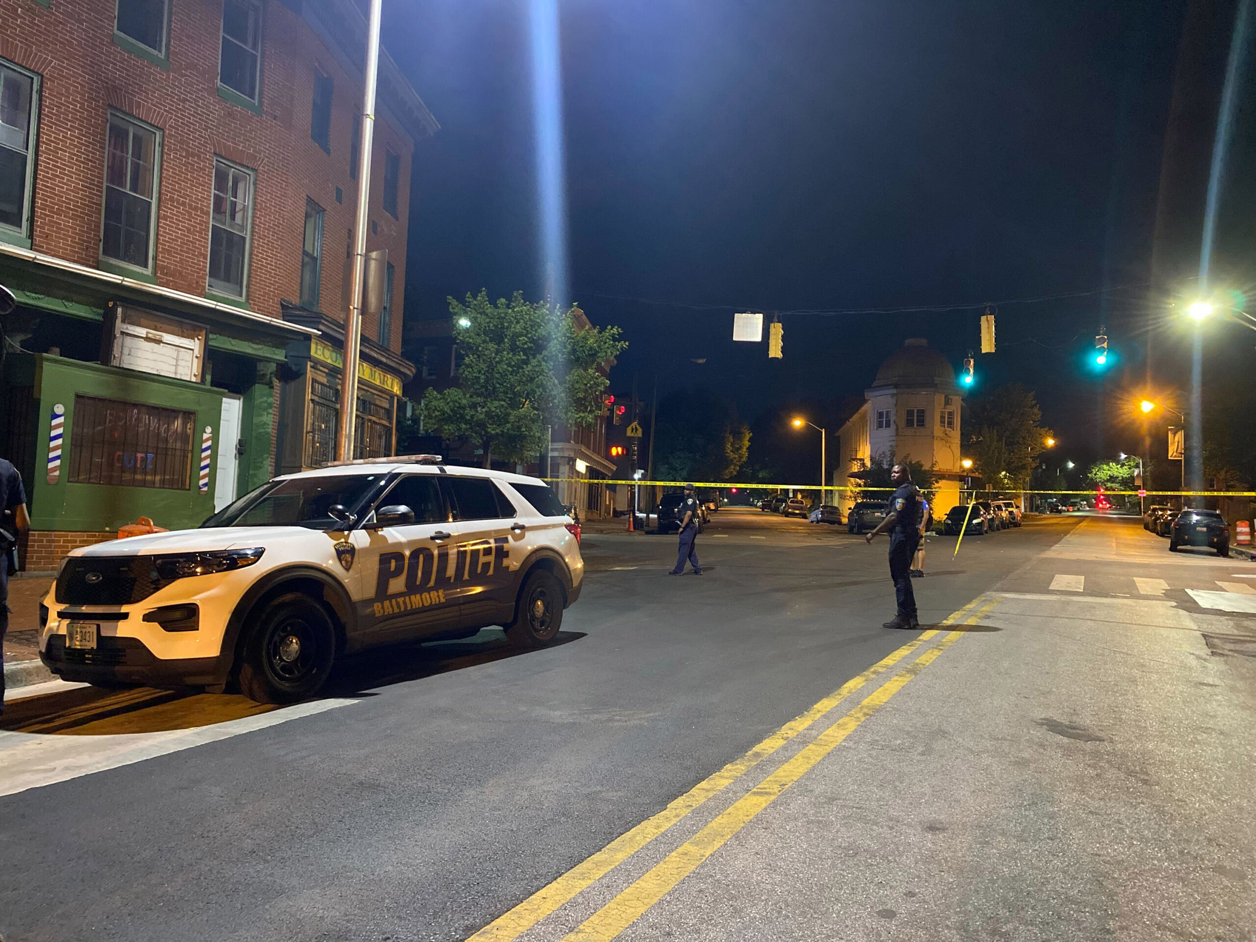 The Baltimore Police Department is investigating a police involved shooting...
