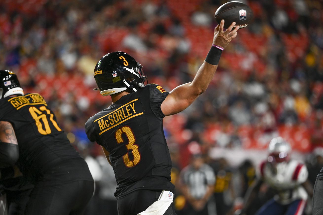 NFL: New England Patriots at Washington Commanders