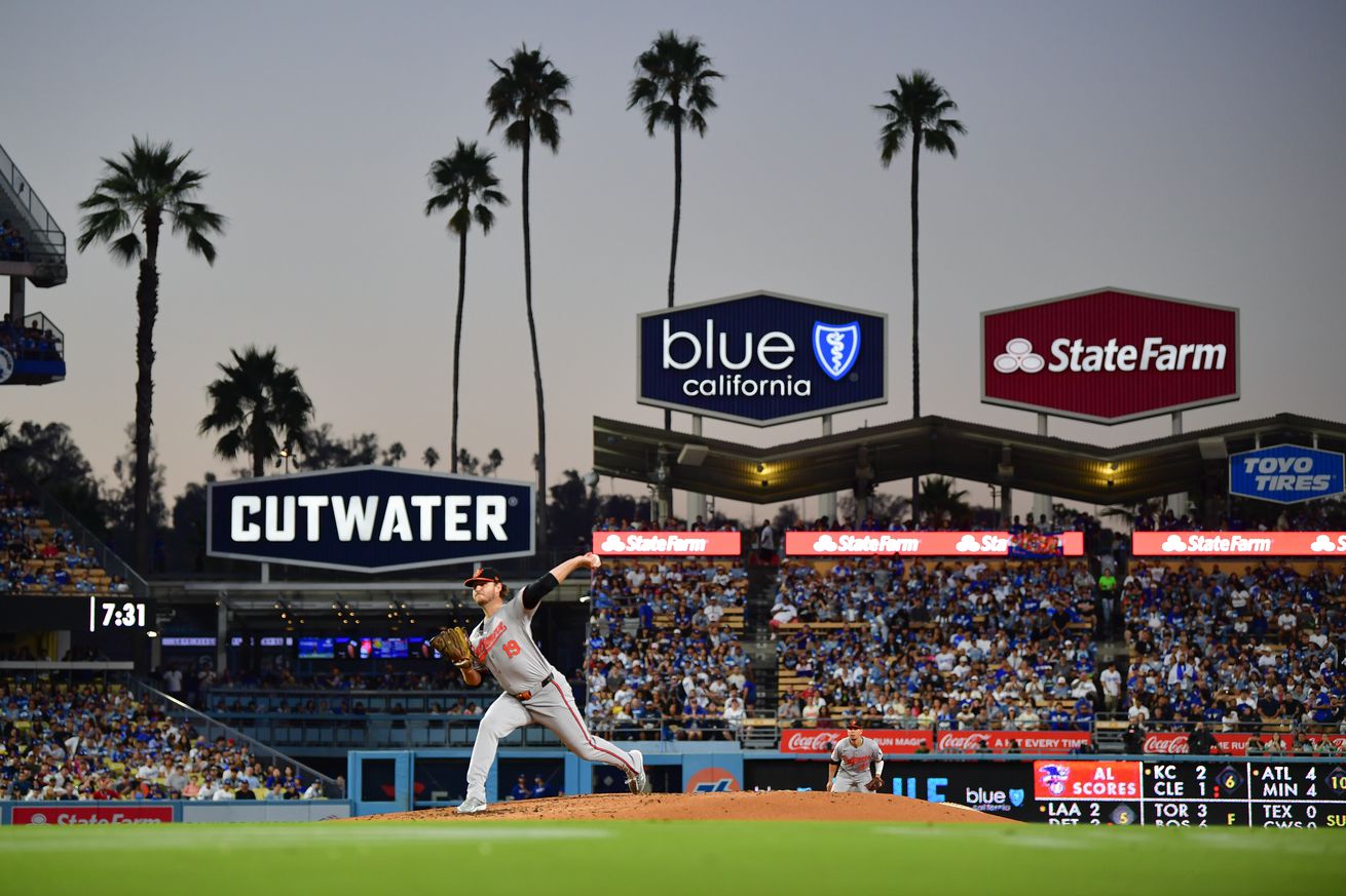 MLB: Baltimore Orioles at Los Angeles Dodgers