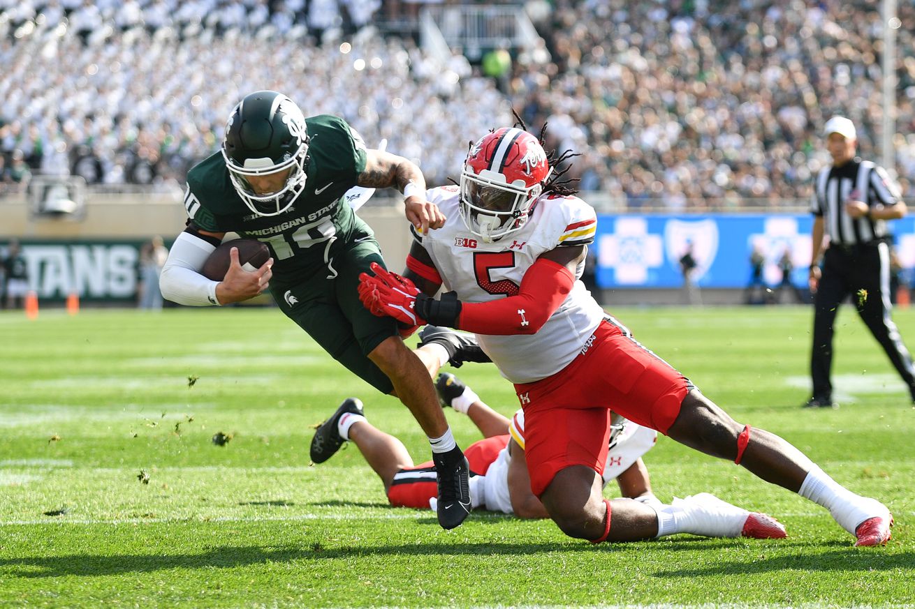 COLLEGE FOOTBALL: SEP 23 Maryland at Michigan State