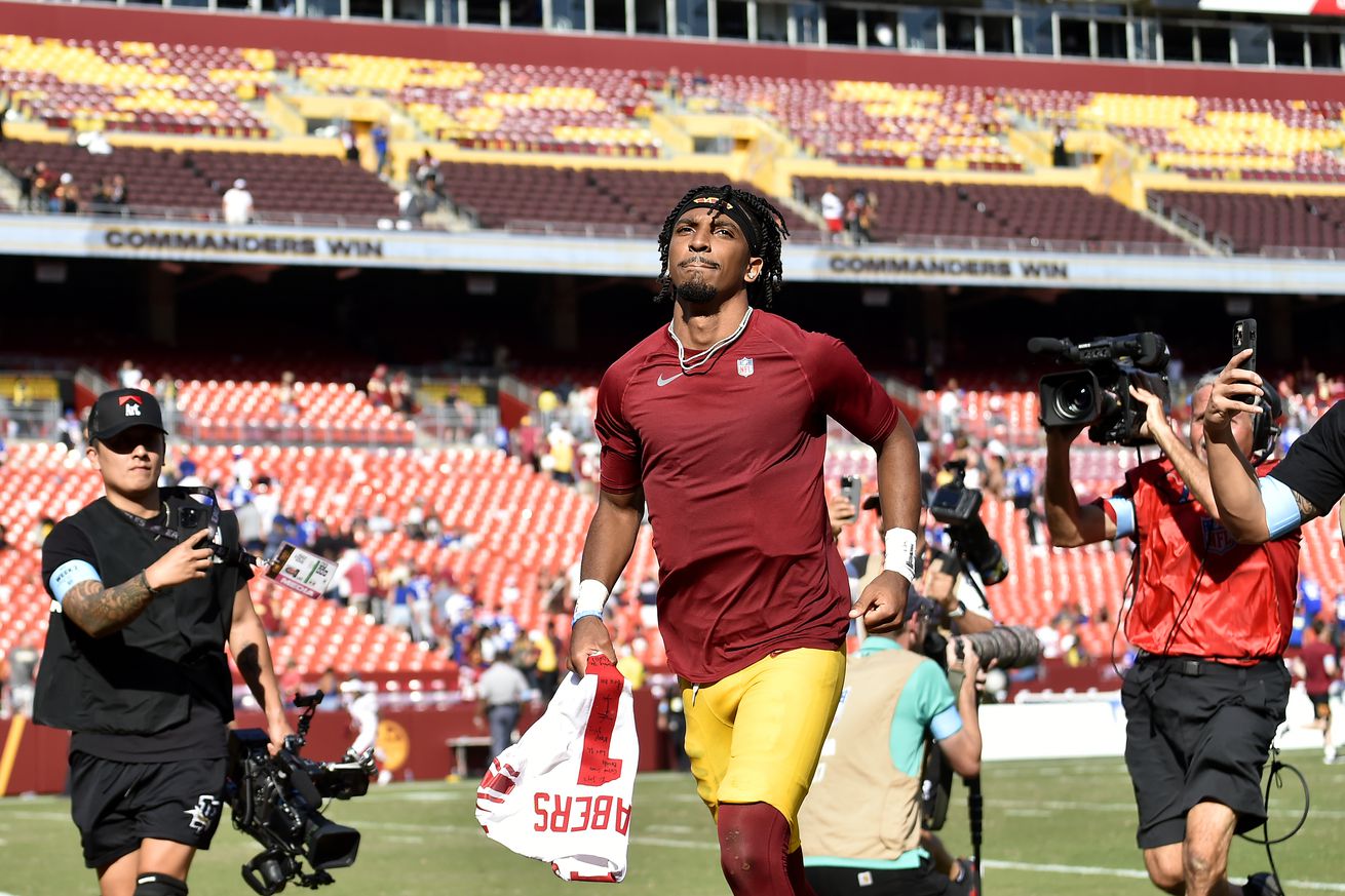 NFL: SEP 15 Giants at Commanders