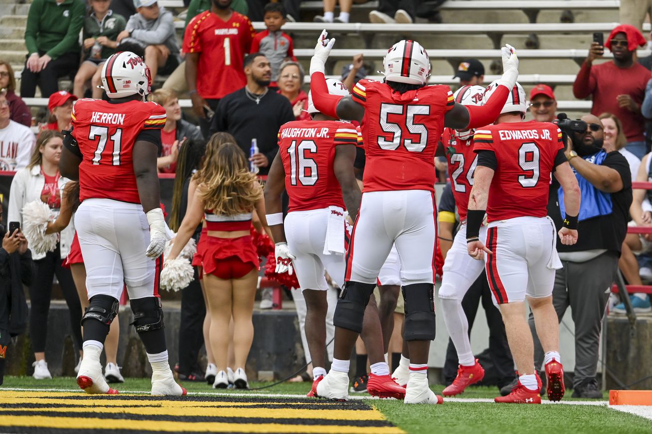 NCAA Football: Michigan State at Maryland
