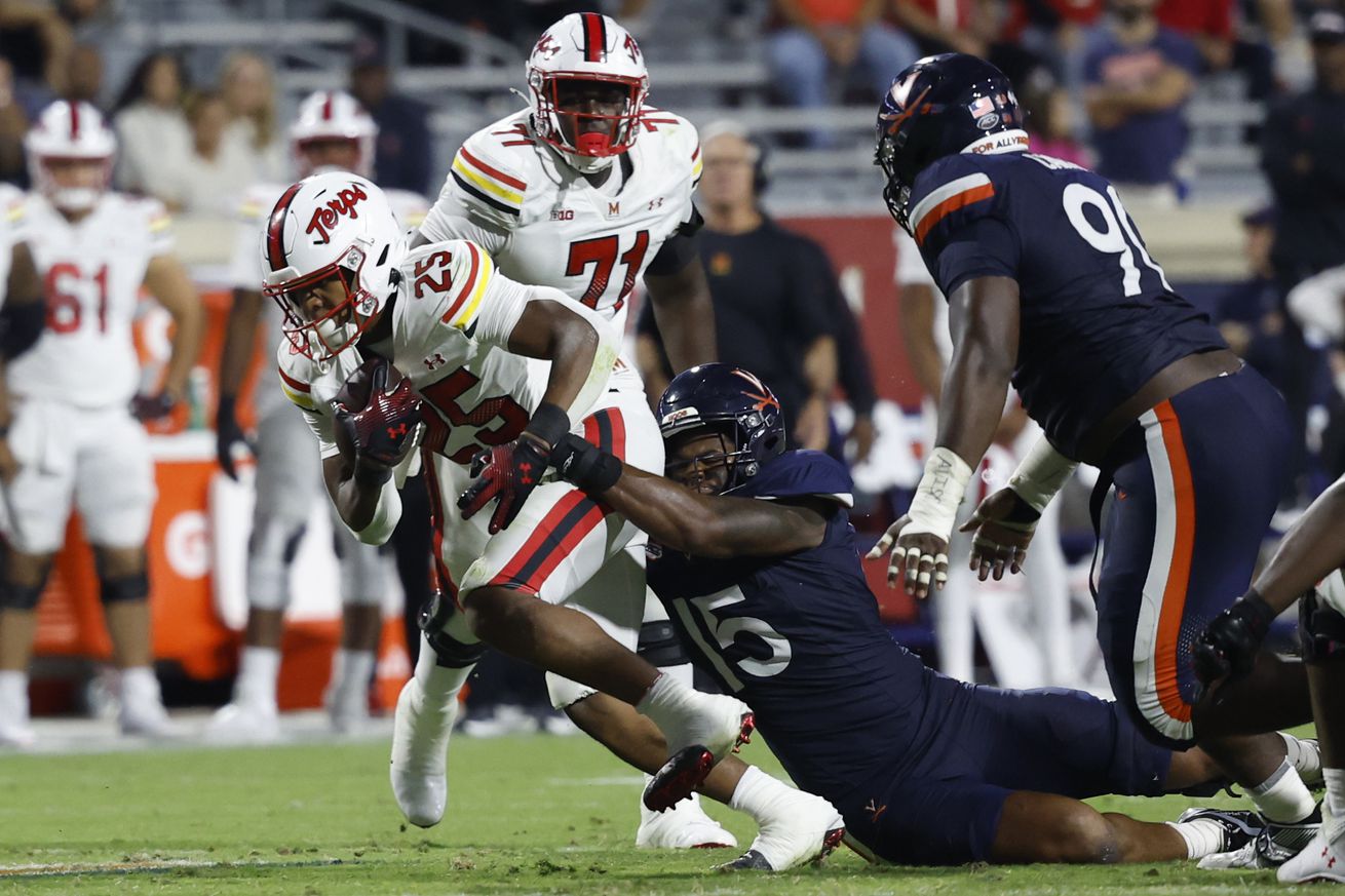 NCAA Football: Maryland at Virginia