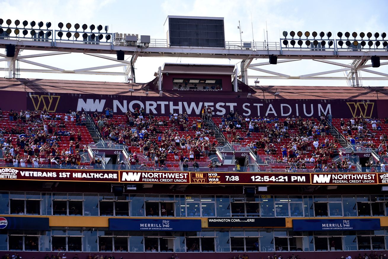 NFL: SEP 15 Giants at Commanders