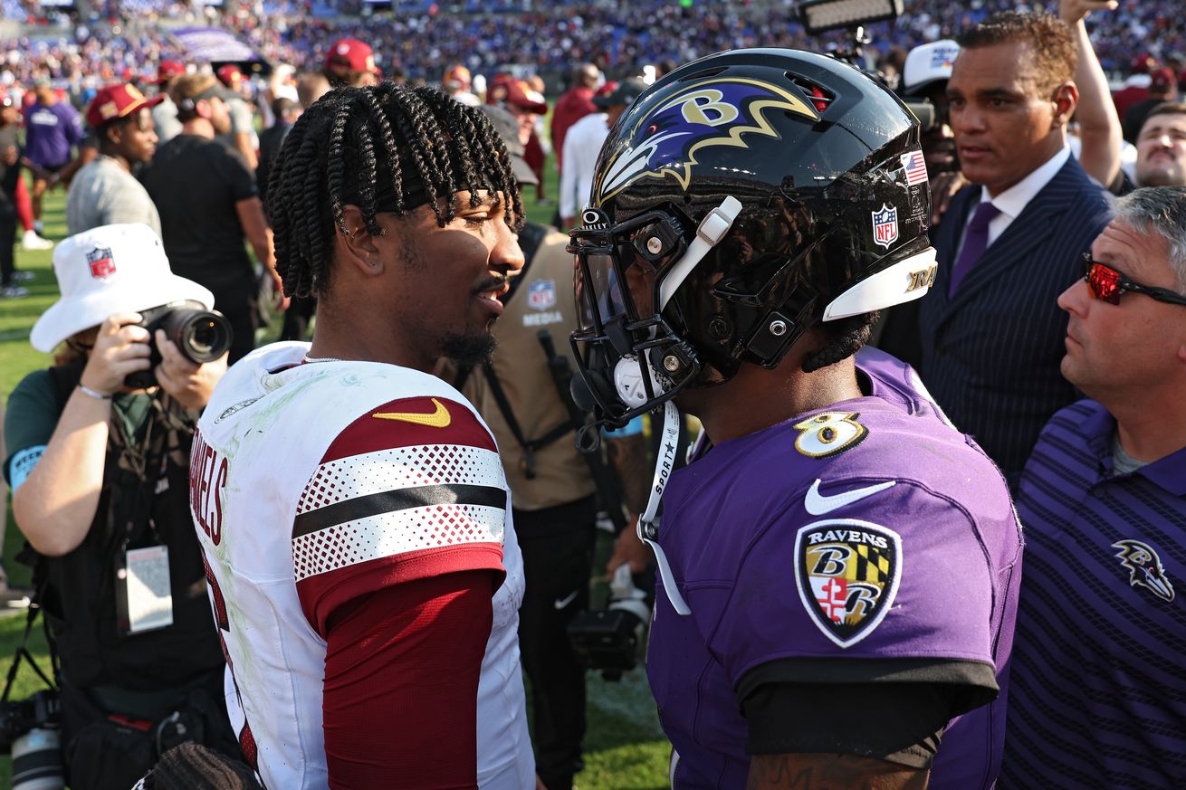 Washington Commanders v Baltimore Ravens