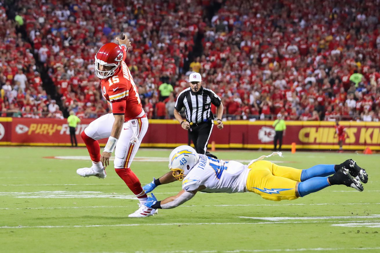 NFL: SEP 15 Chargers at Chiefs