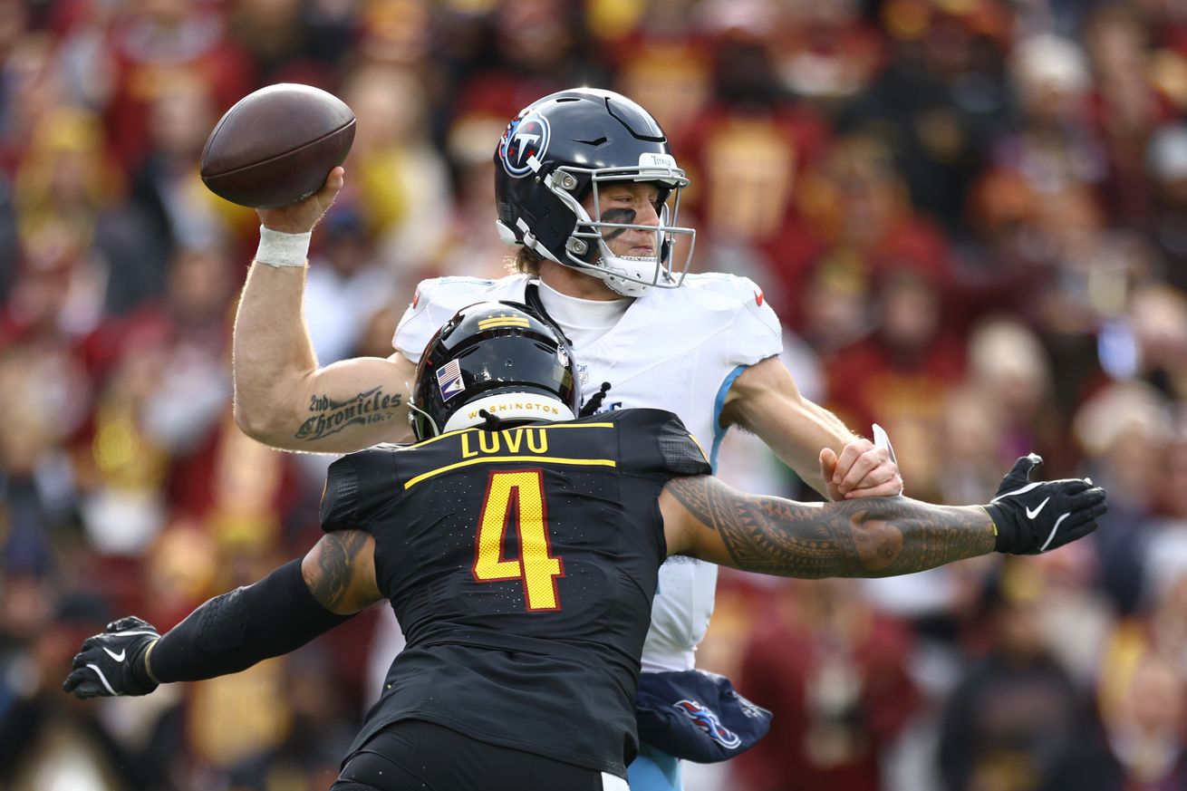 Tennessee Titans v Washington Commanders