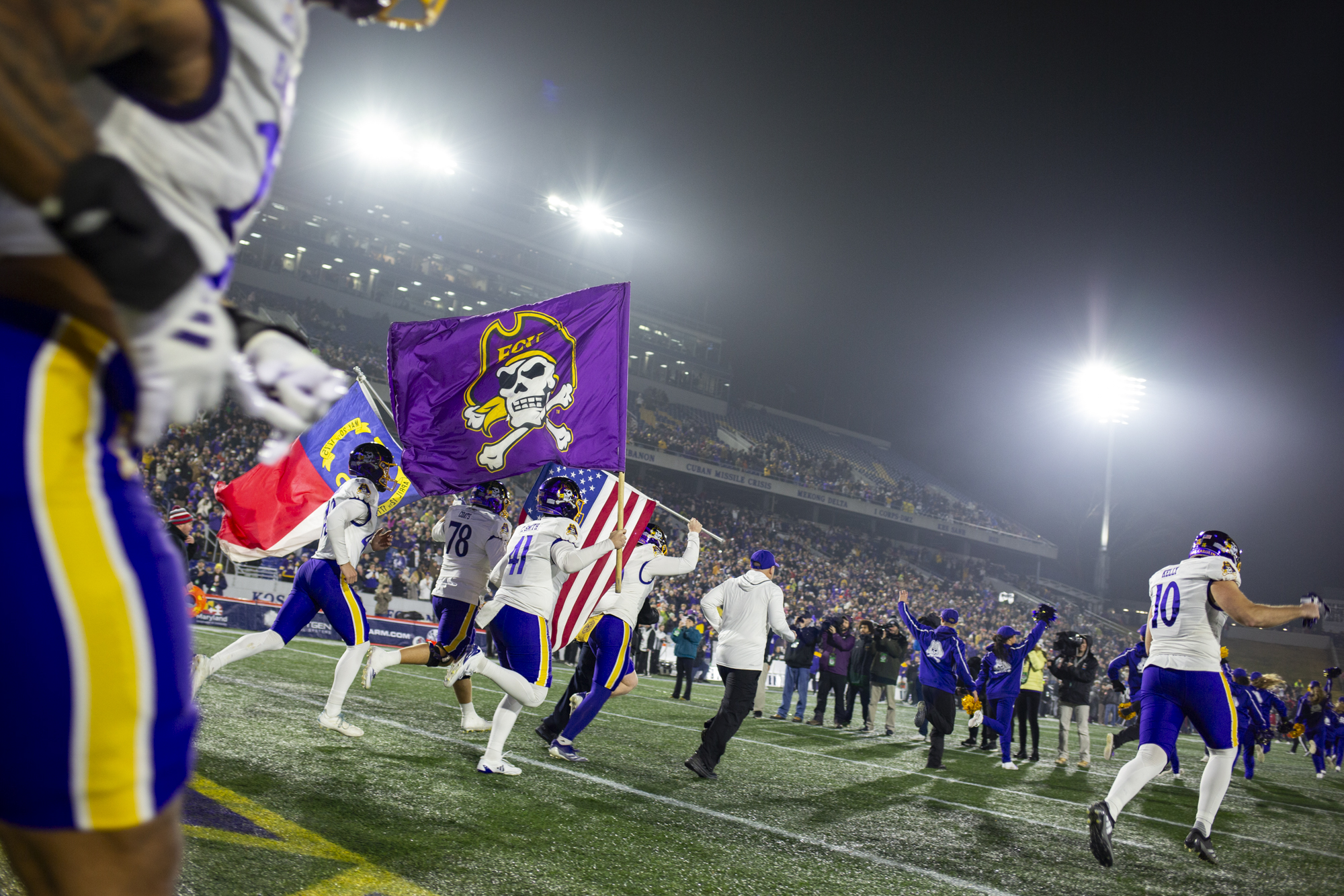 Dec. 28, 2024: East Carolina University Pirates take the field...