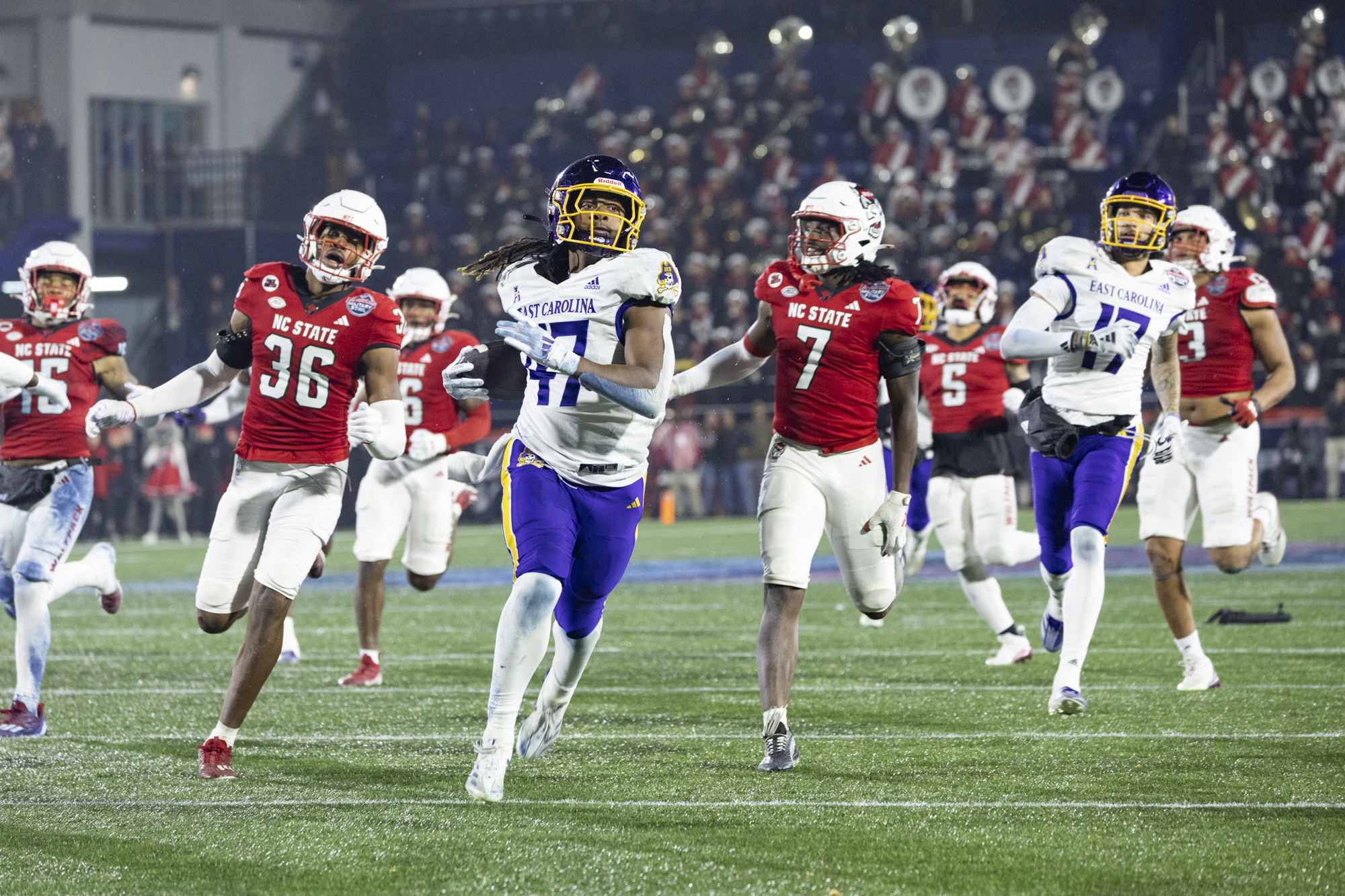 Dec. 28, 2024: Rahjai Harris runs in the game winning...