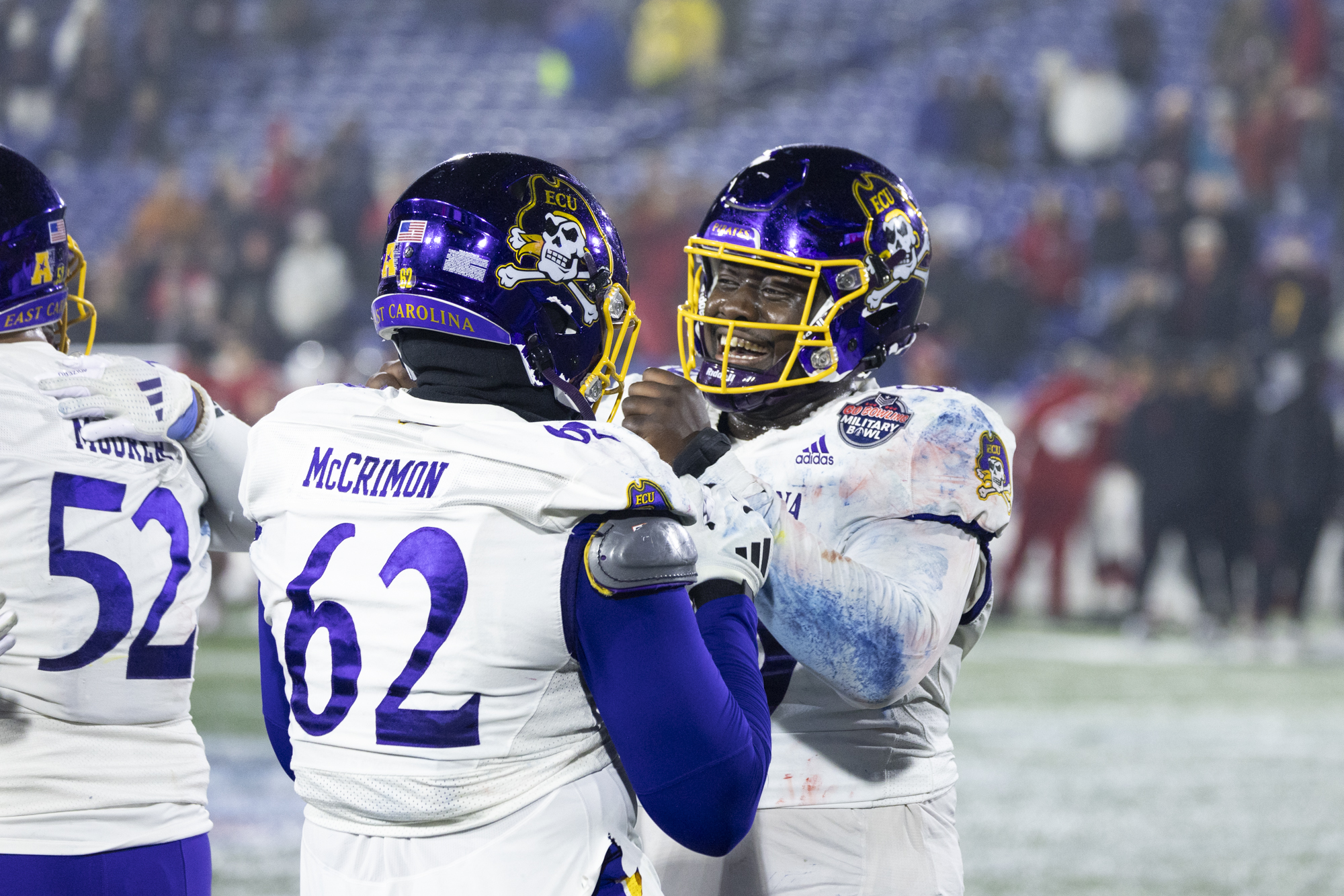 Dec. 28, 2024: East Carolina University players celebrate in the...