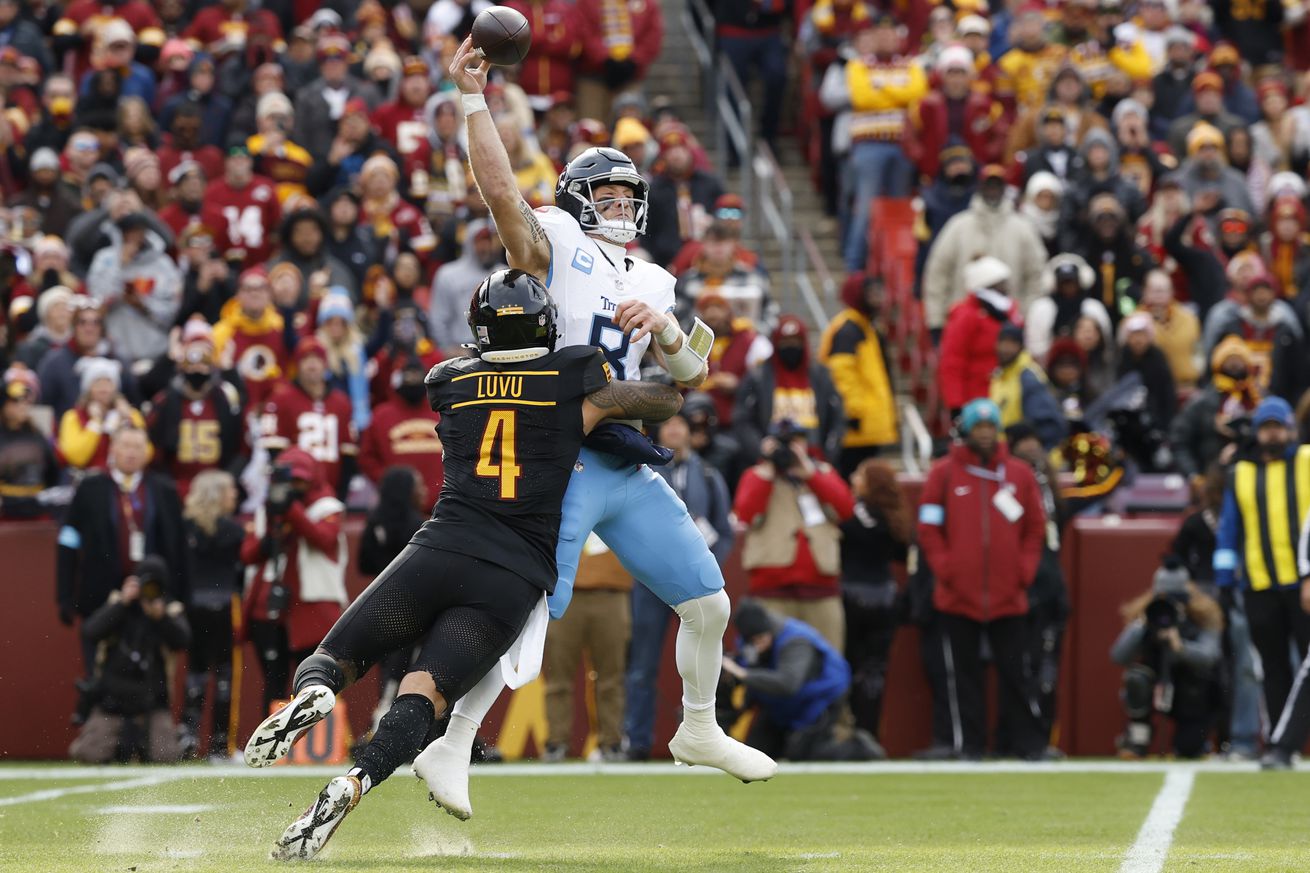 NFL: Tennessee Titans at Washington Commanders