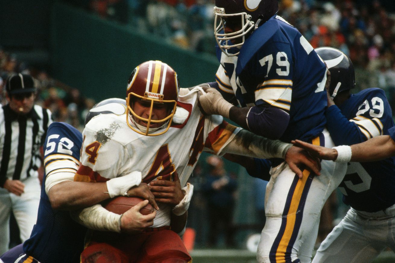 John Riggins Carries the Football for the Redskins