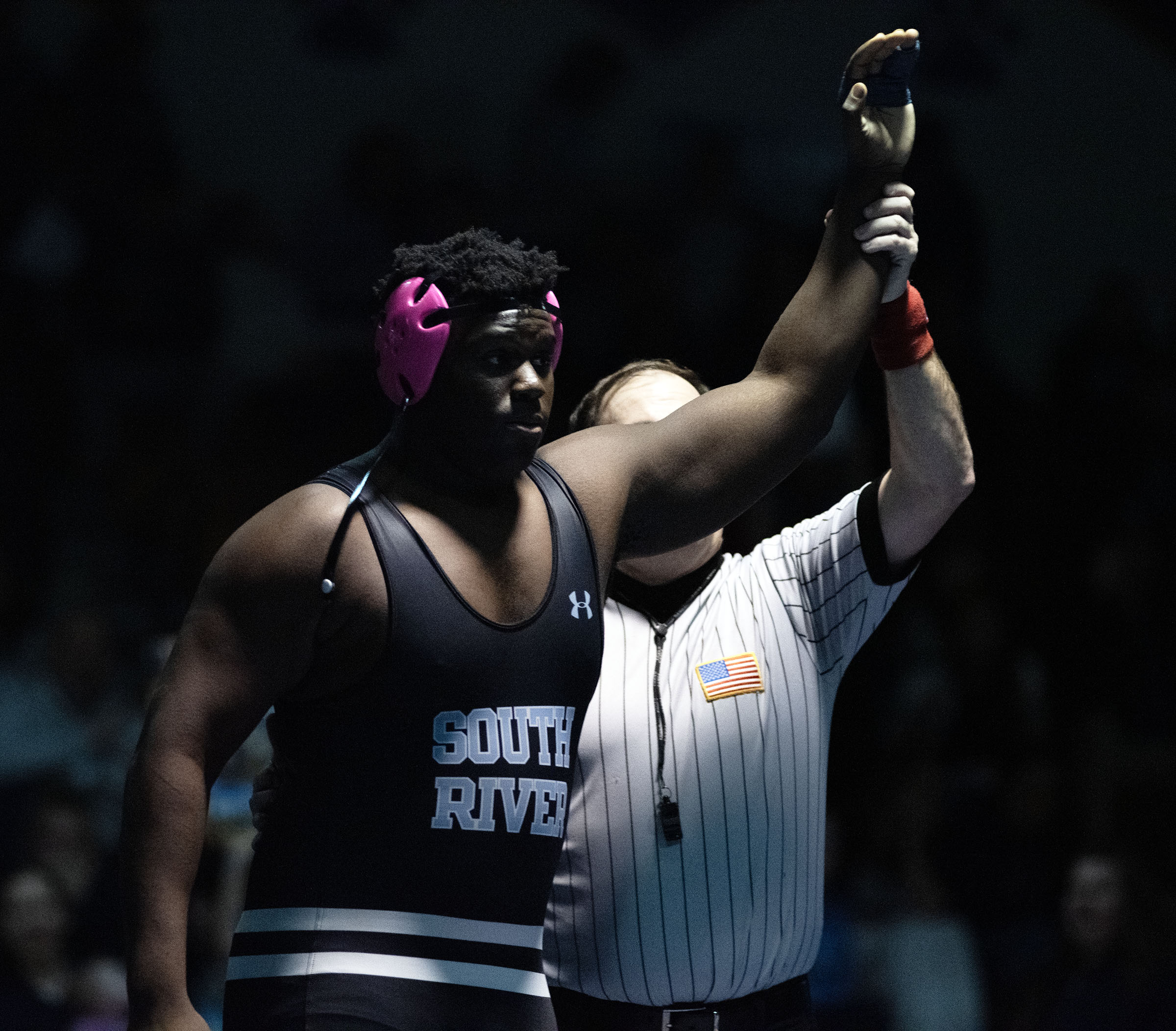 Jan. 24, 2025- South River’s Busayo Balogun got his 100th...