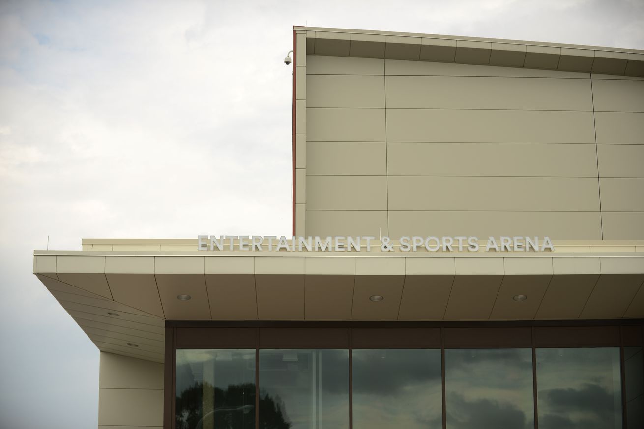 WASHINGTON, DC - SEPTEMBER 12: Entrance area of the the brand-