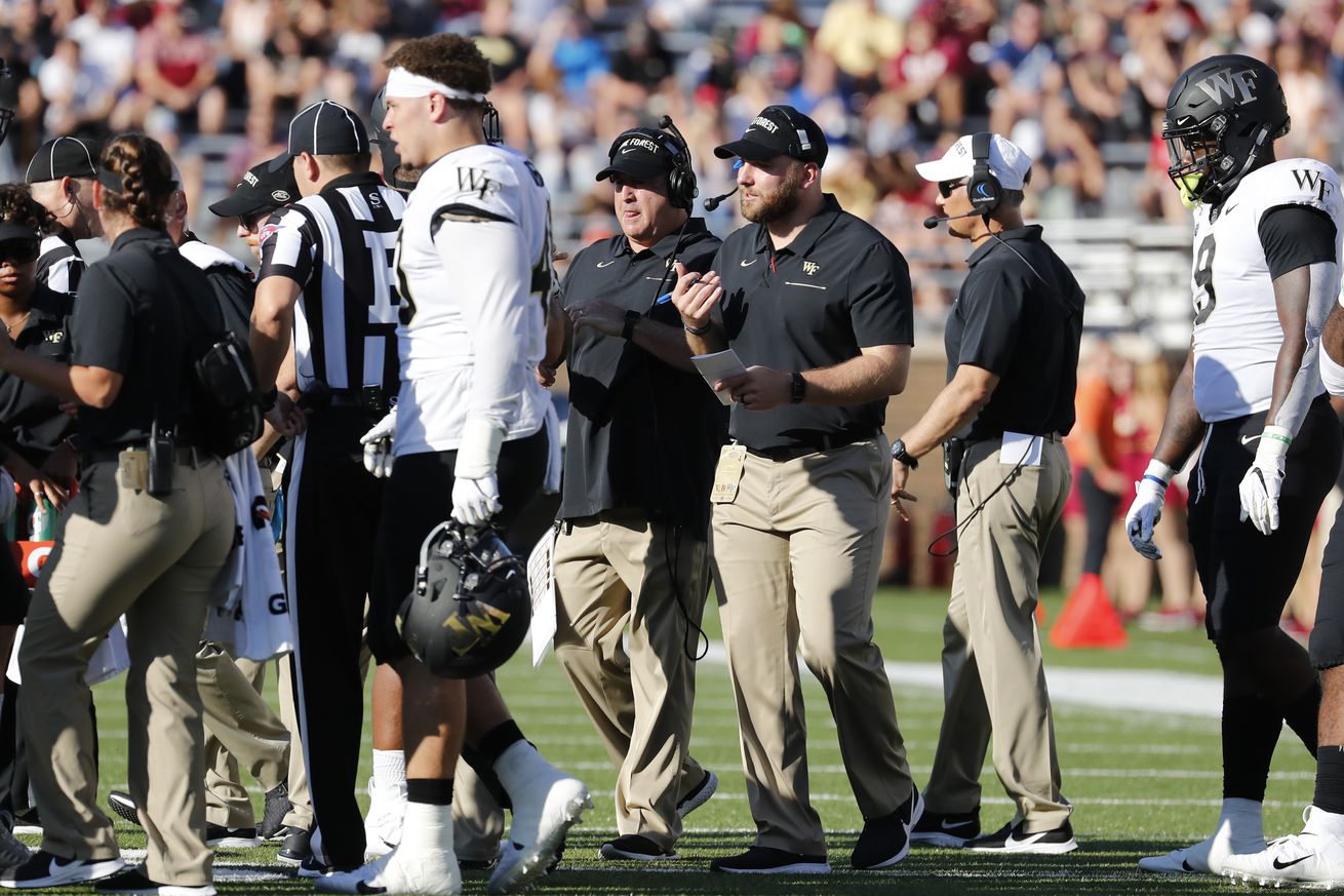 COLLEGE FOOTBALL: SEP 28 Wake Forest at Boston College
