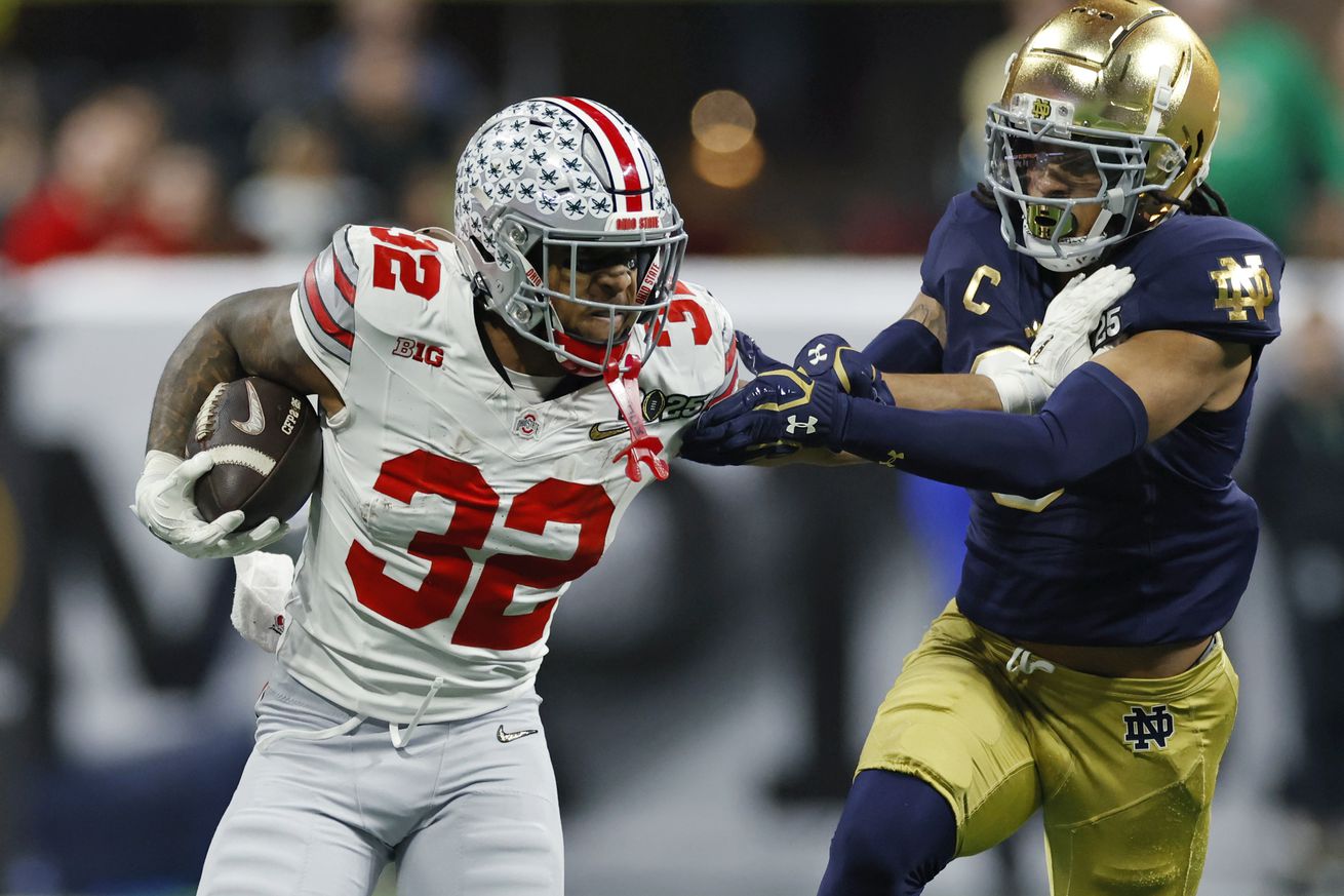 COLLEGE FOOTBALL: JAN 20 CFP National Championship - Notre Dame vs Ohio State