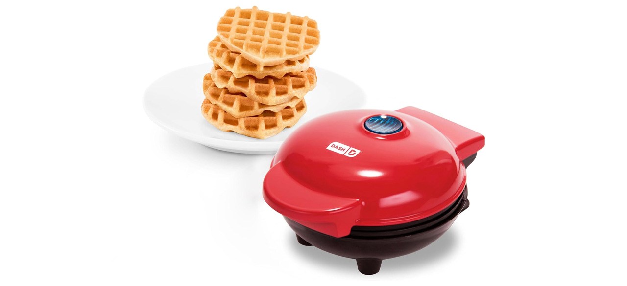 Heart-shaped waffles for a DIY waffle bar