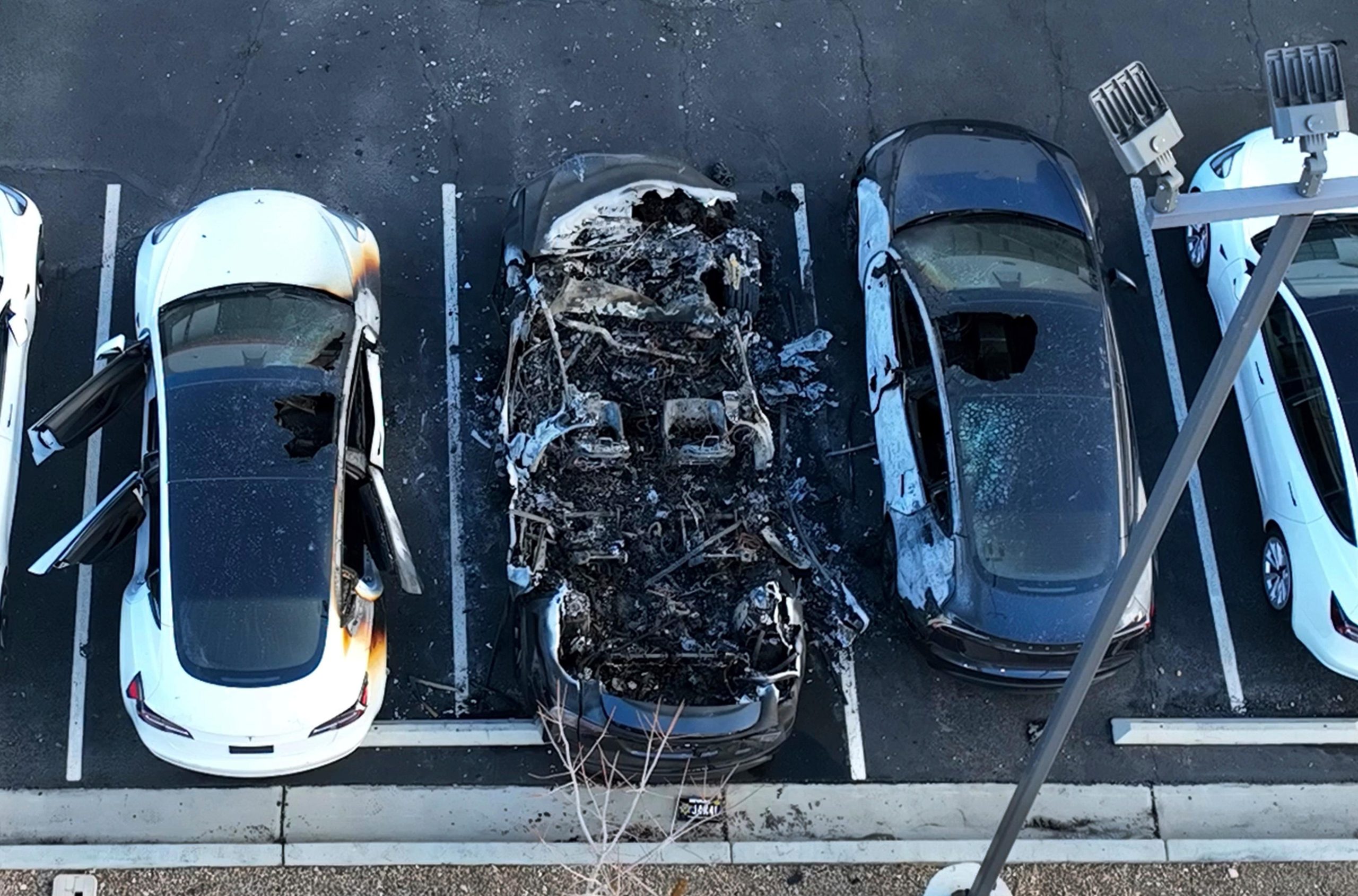 FILE – Police are investigating after several vehicles were set...