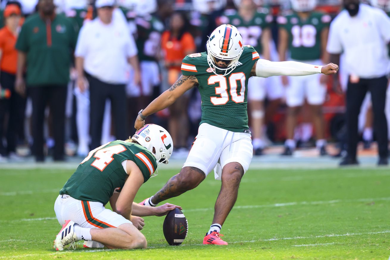 COLLEGE FOOTBALL: NOV 23 Wake Forest at Miami
