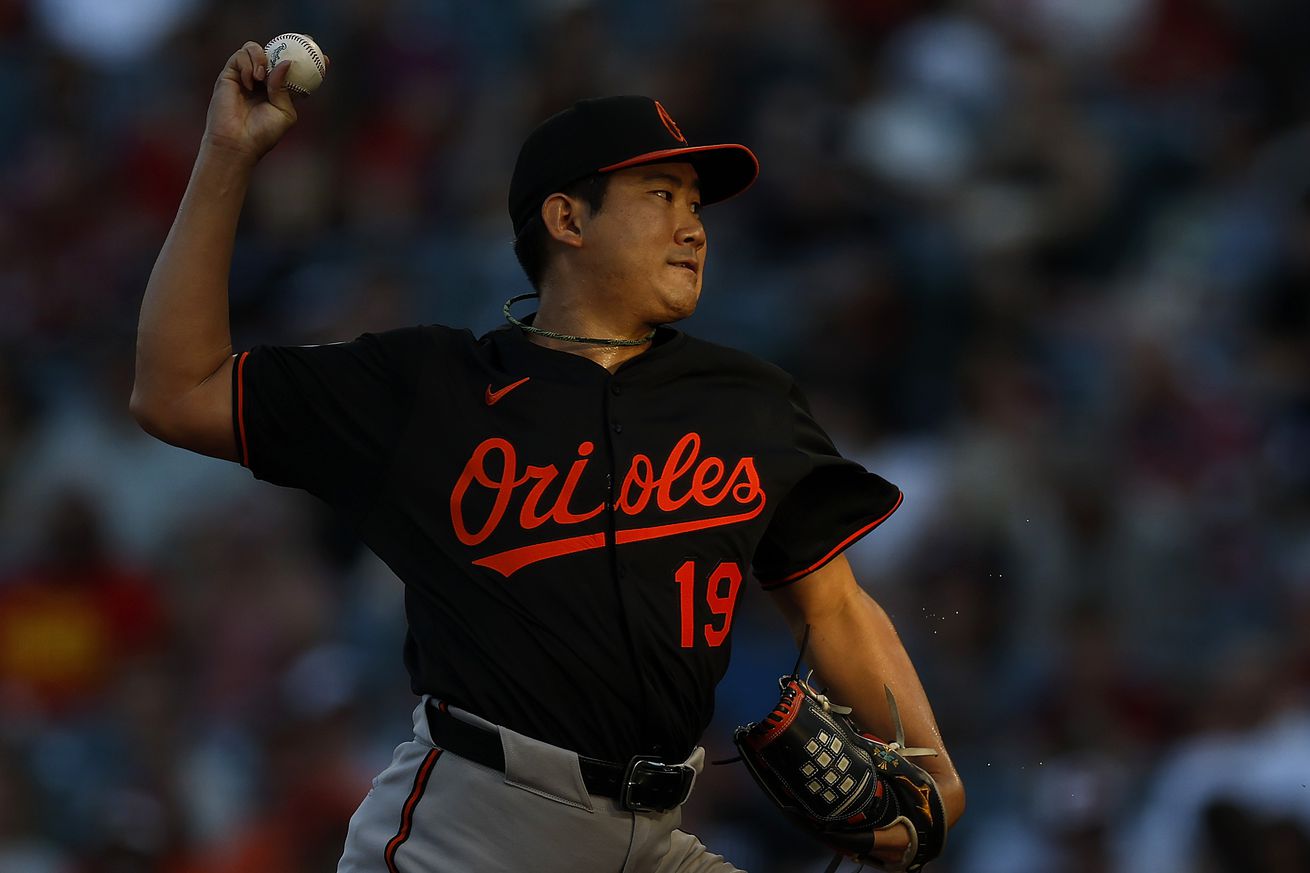 Baltimore Orioles v Los Angeles Angels
