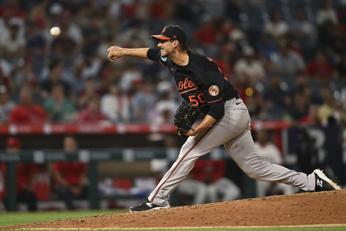 Baltimore Orioles v Los Angeles Angels