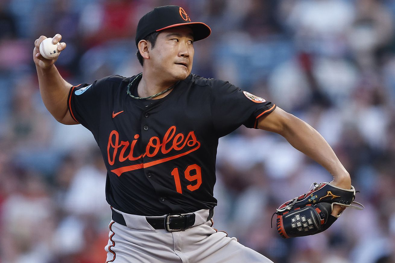 Baltimore Orioles v Los Angeles Angels